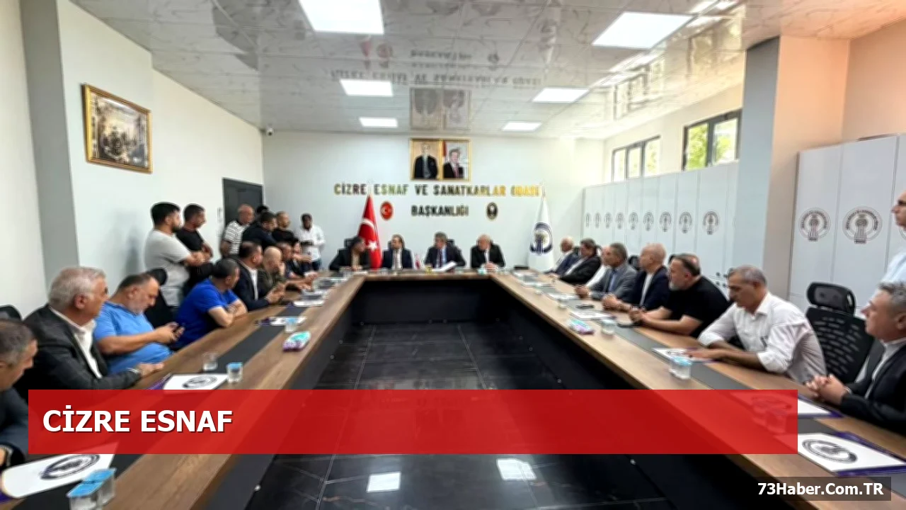 Cizre Esnafının Talepleri Milletvekili Arslan Tatar ile Görüştü