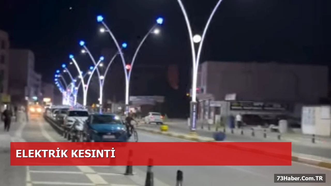 İdil'de 20 Eylül'de Planlı Elektrik Kesintisi