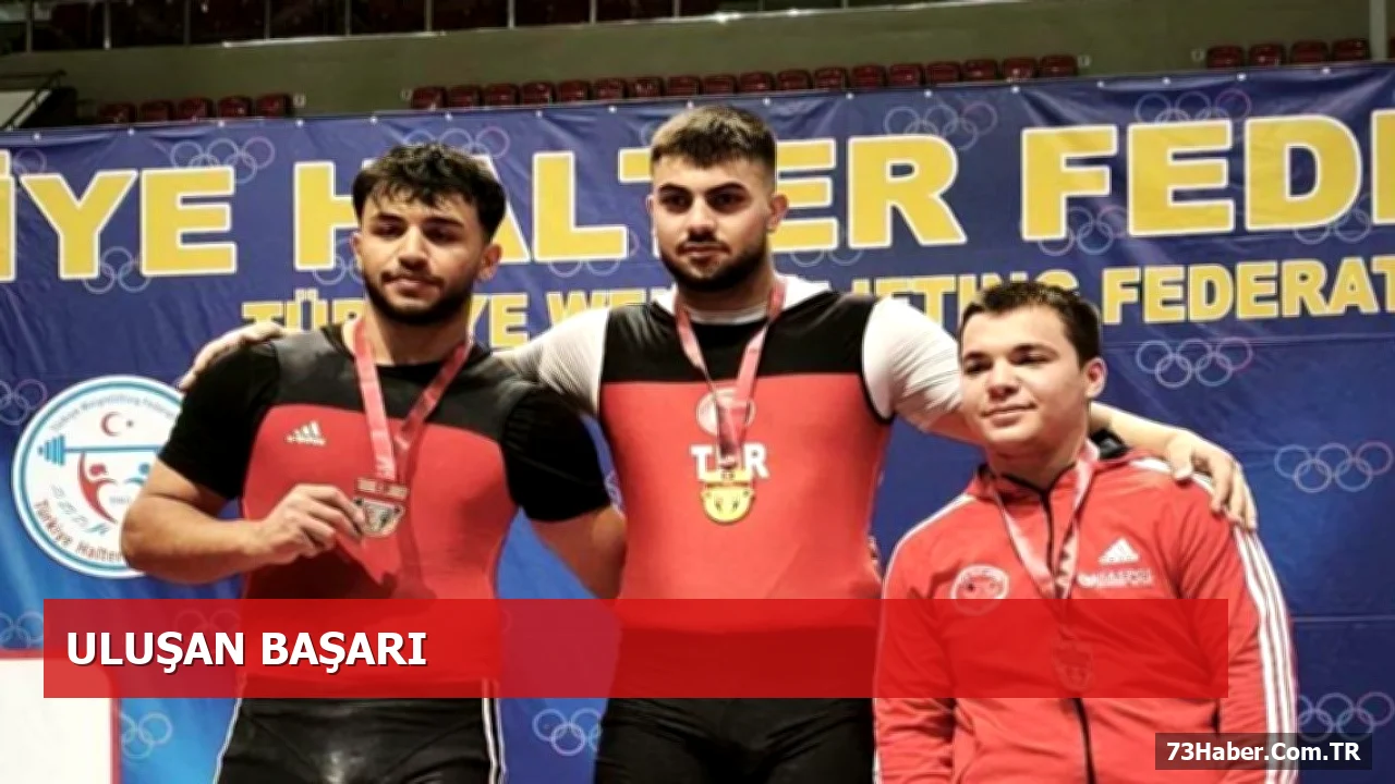 Şırnaklı Sefkan Sümen, Gençler Halter Şampiyonası'nda Altın ve Rekor Kazandı