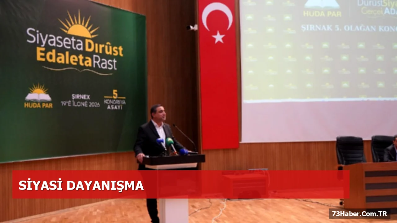Şırnak'ta HÜDA PAR Yeni İl Başkanı Seçildi ve Van-Şırnak Yolu Talep Edildi