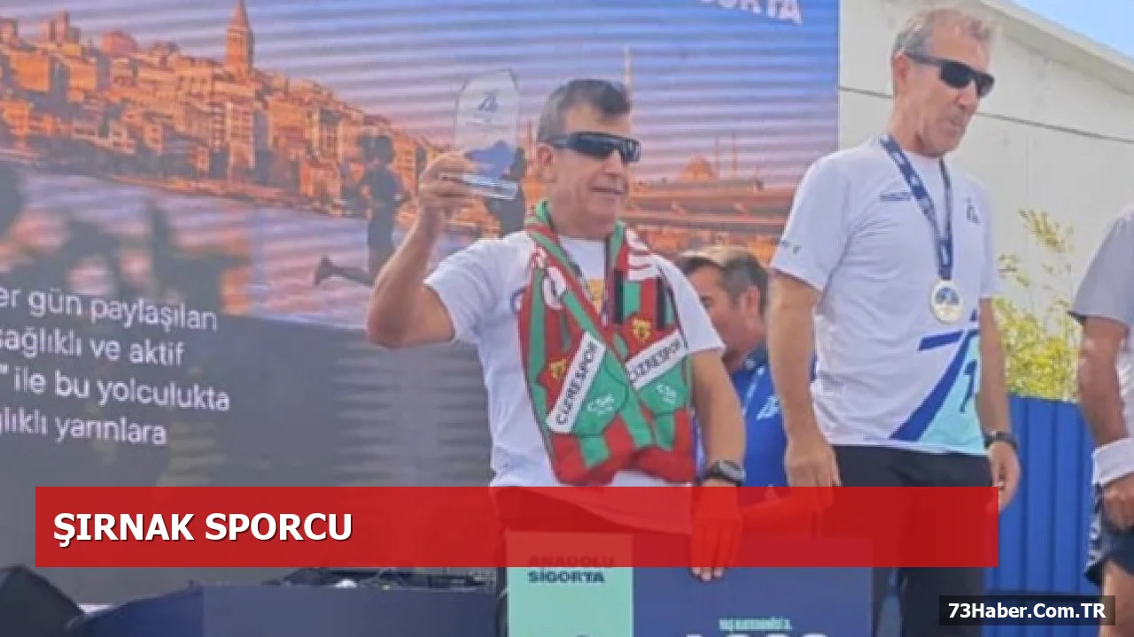 Şırnaklı Ramazan Değer, İstanbul Maratonu'nda 3. Oldu