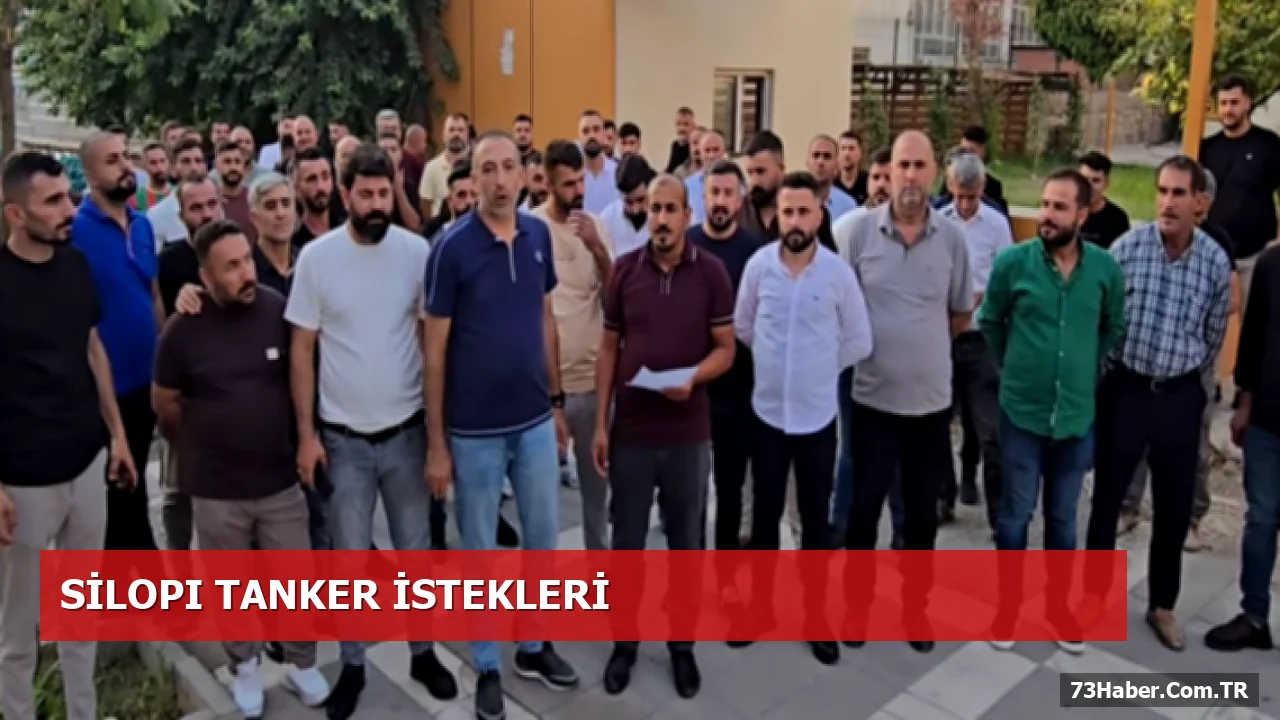 Silopi’de Tanker Şoförleri Ücret Artışı ve Kara Liste İstemiyle Eylem Uyarısında Bulundu