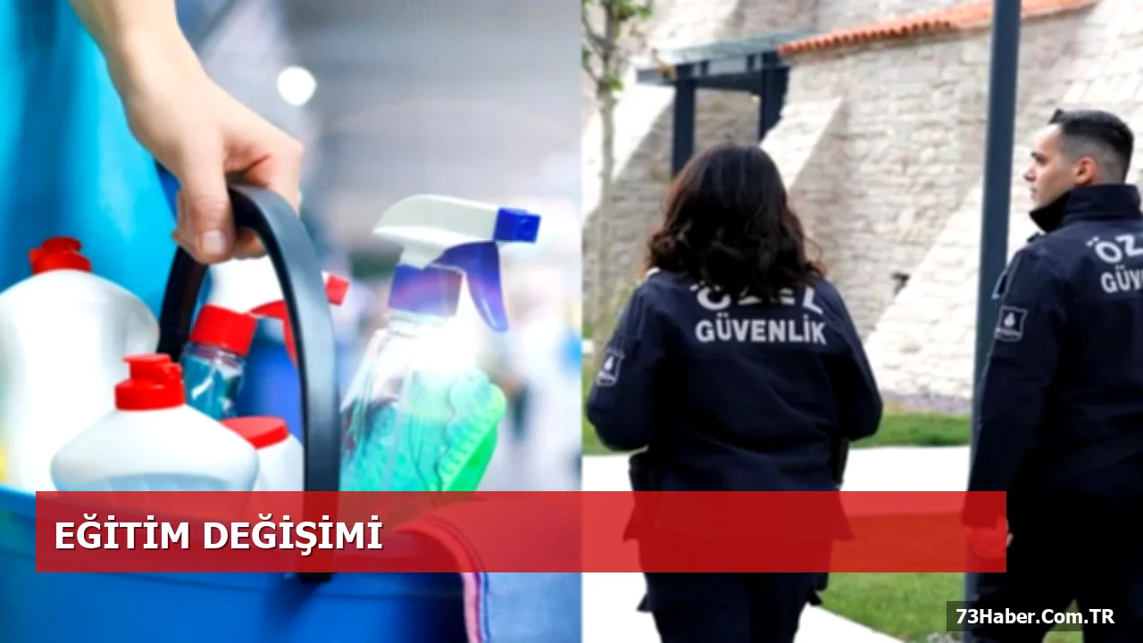 MEB'in Okul Temizlik ve Güvenlik Personeli İçin 2027'de Yeni İstihdam Modeli Çalışmaları