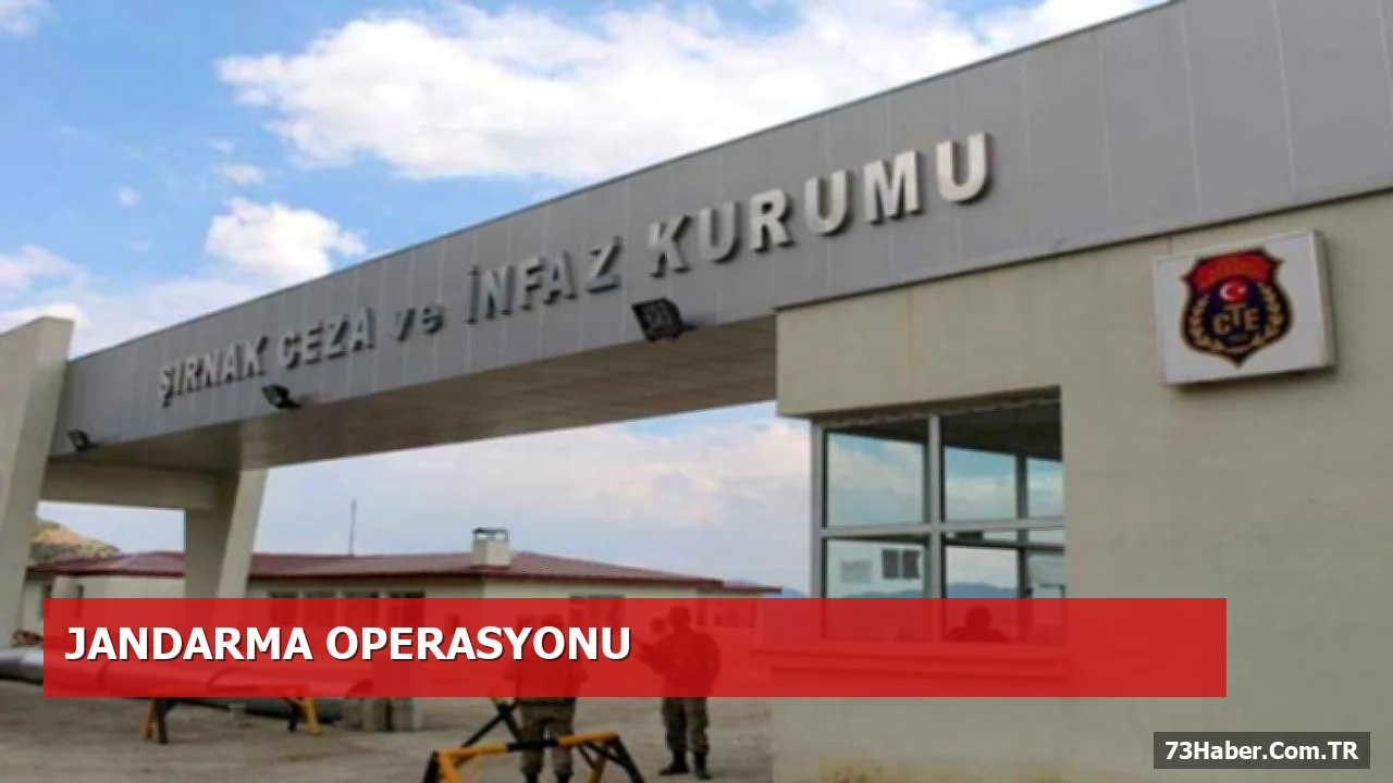 İl Jandarması Şırnak'ta Uzun Süreli Hapis Cezalıyı Gözaltına Aldı