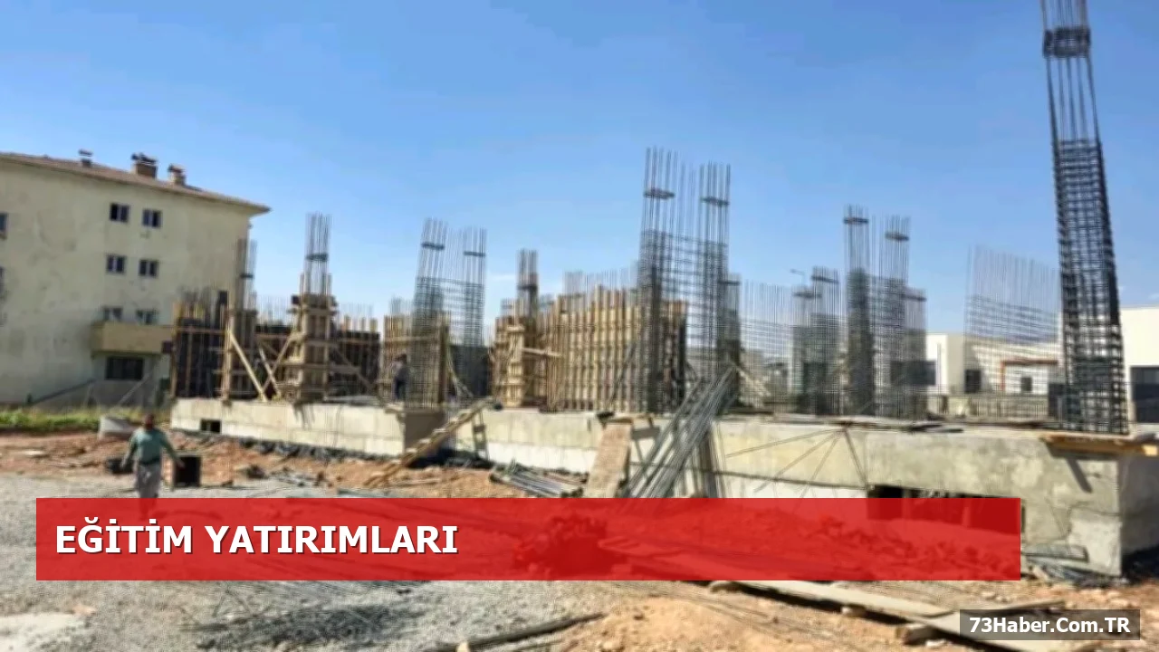 Silopi’de Dört Yeni Okul Projesi Hayata Geçiyor