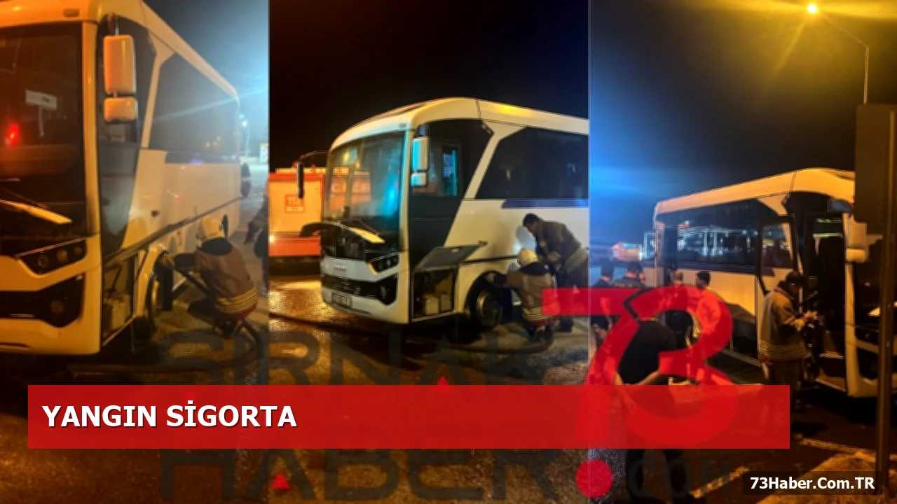 Şırnak’ta Yolcu Midibüsünde Çıkan Yangın Hızla Söndürüldü