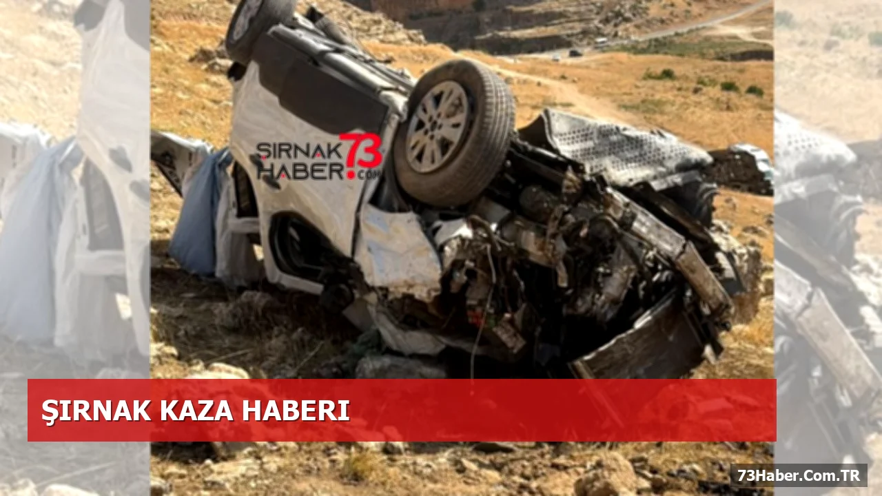 Şırnak’ta Araç Kontrolünü Kaybedince Uçuruma Düştü: 2 Yaralı