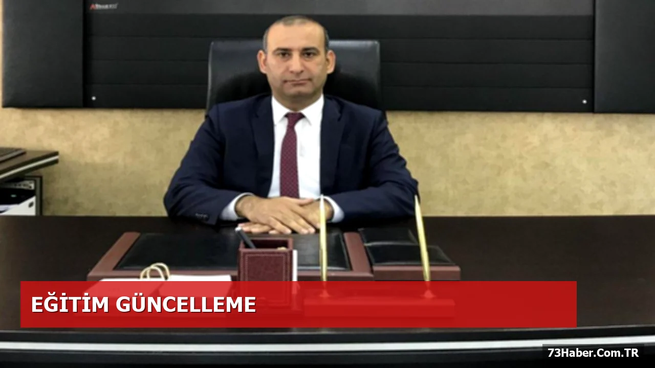 Uludere'de Eğitim Müdürü Mikail Demirtaş Görevine Geri Döndü