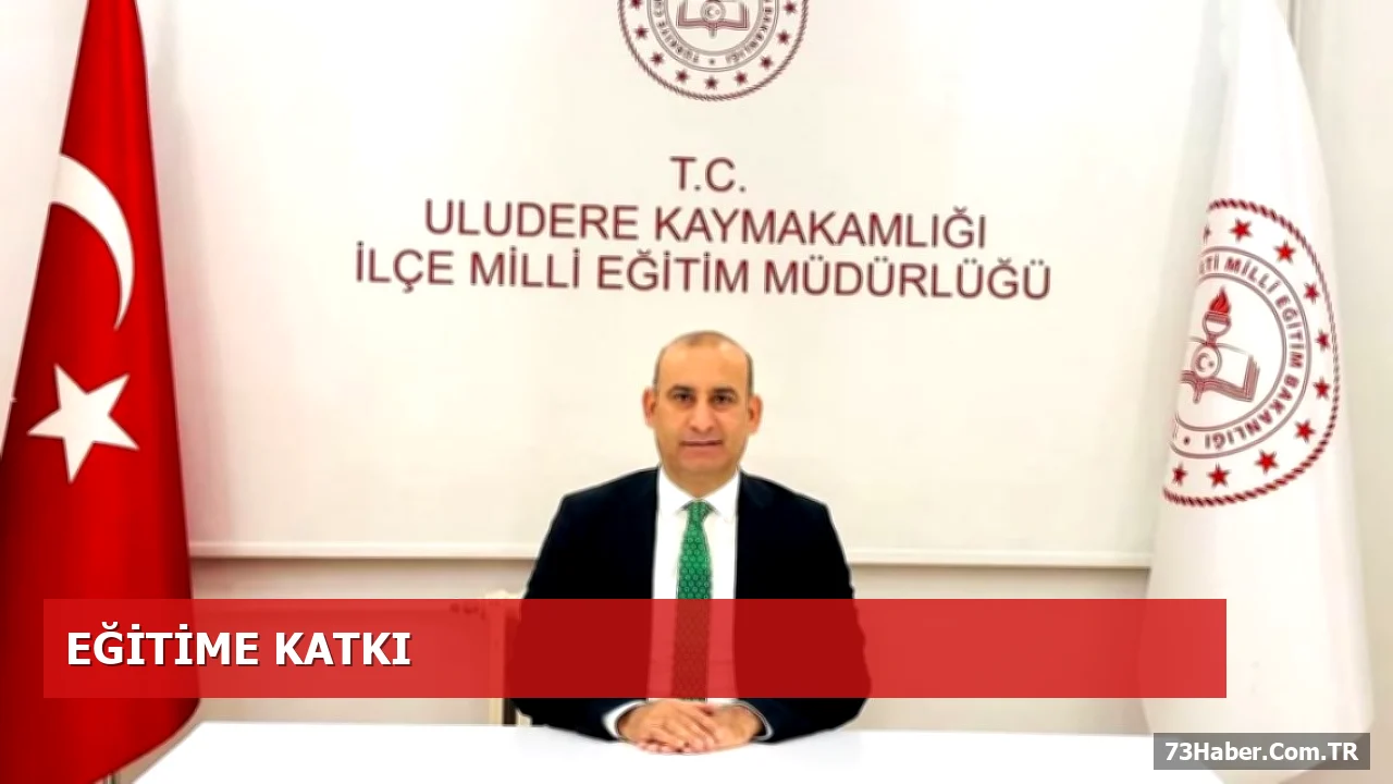 Uludere Milli Eğitim Müdürü Göreve Dönüşte Kitap Bağışı İsteği