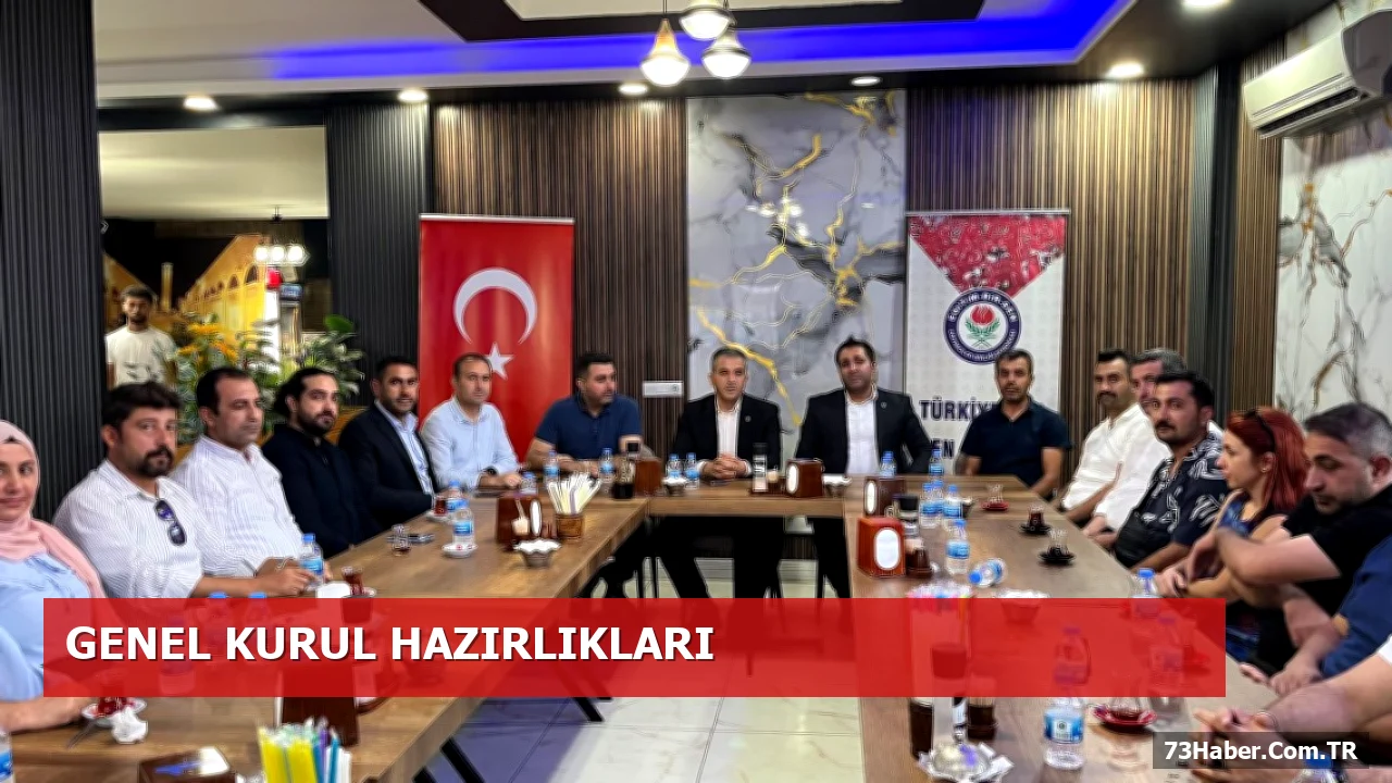 Şırnak Eğitim-Bir-Sen 8. Genel Kurul Hazırlıkları İdil’de Devam Ediyor