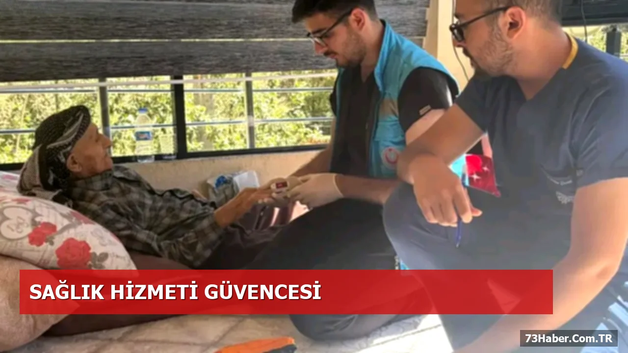 Şırnak İl Sağlık Müdürlüğü evde sağlık ziyaretlerini sürdürüyor