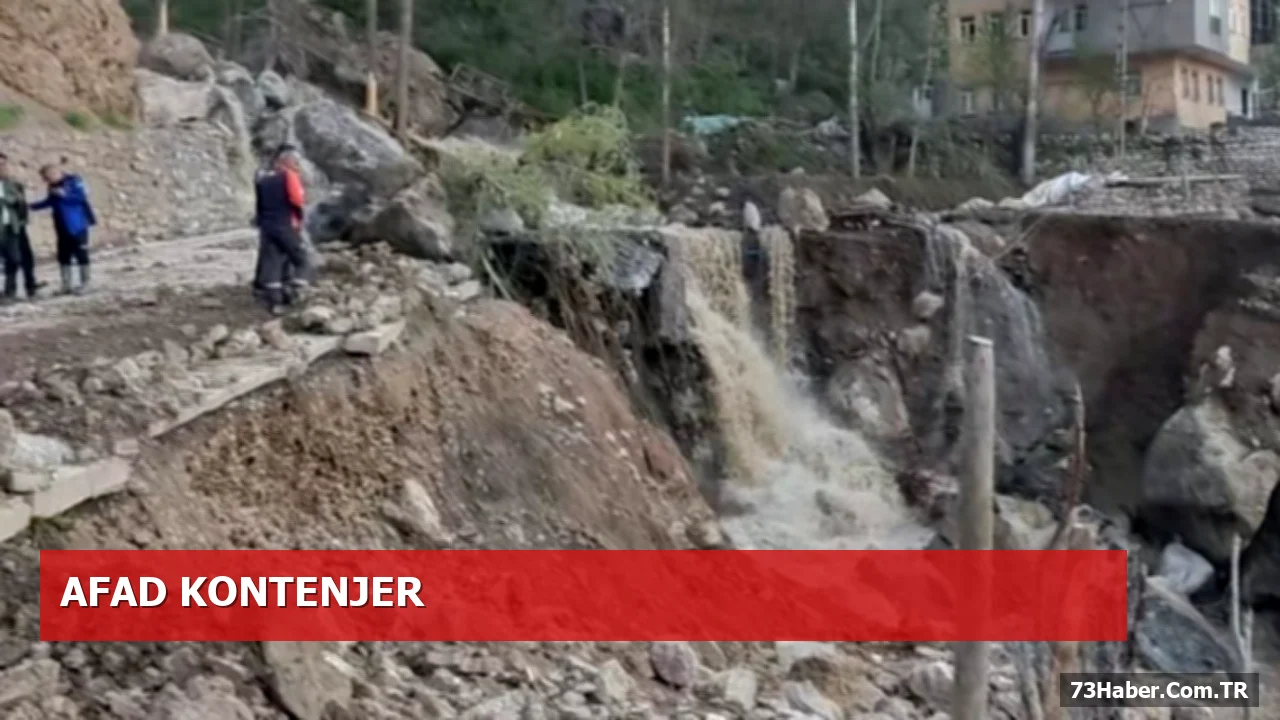 Beytüşşebap’ta Sel Sonrası Tahliye ve Altyapı Çalışmaları Başlatıldı