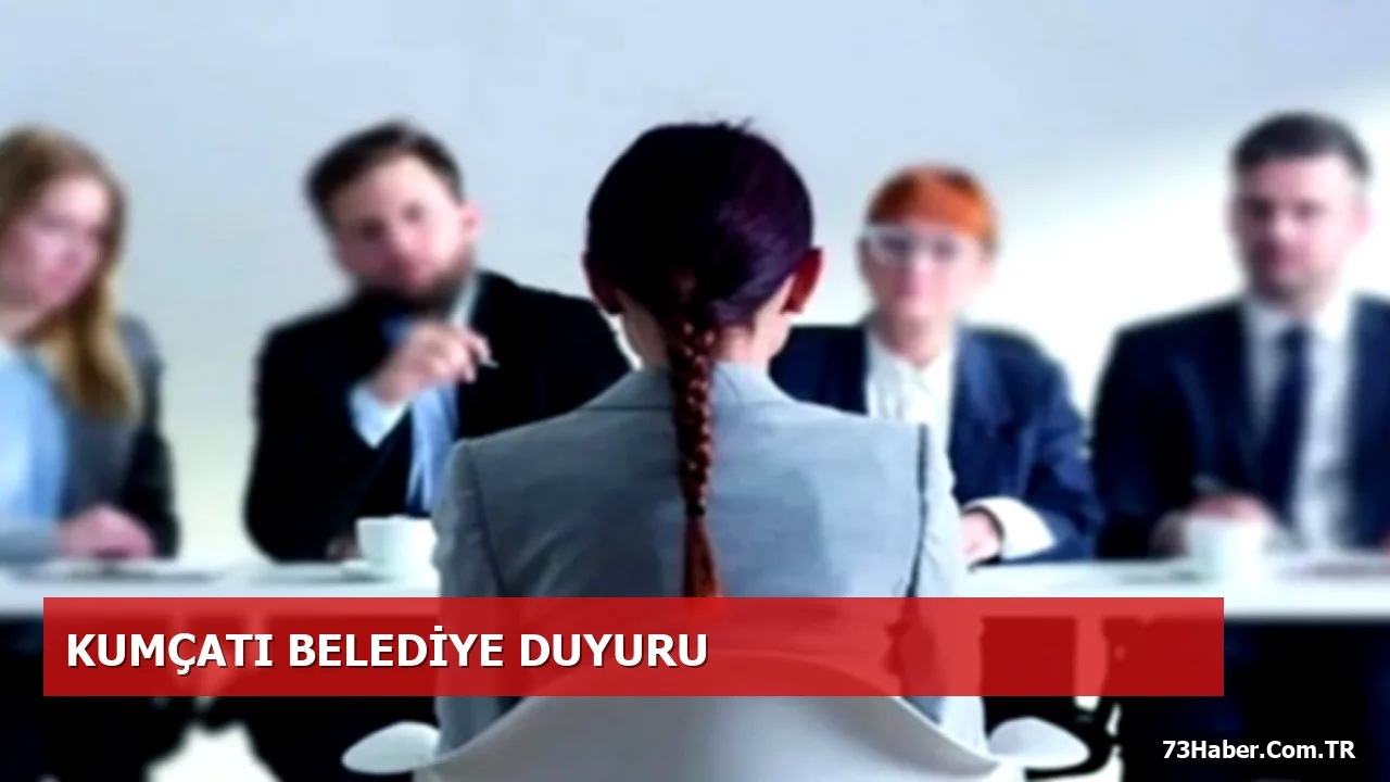 Kumçatı Belediyesi'nde Bilgisayar İşletmeni Kadrosu İçin 5 Aday Belirli Oldu