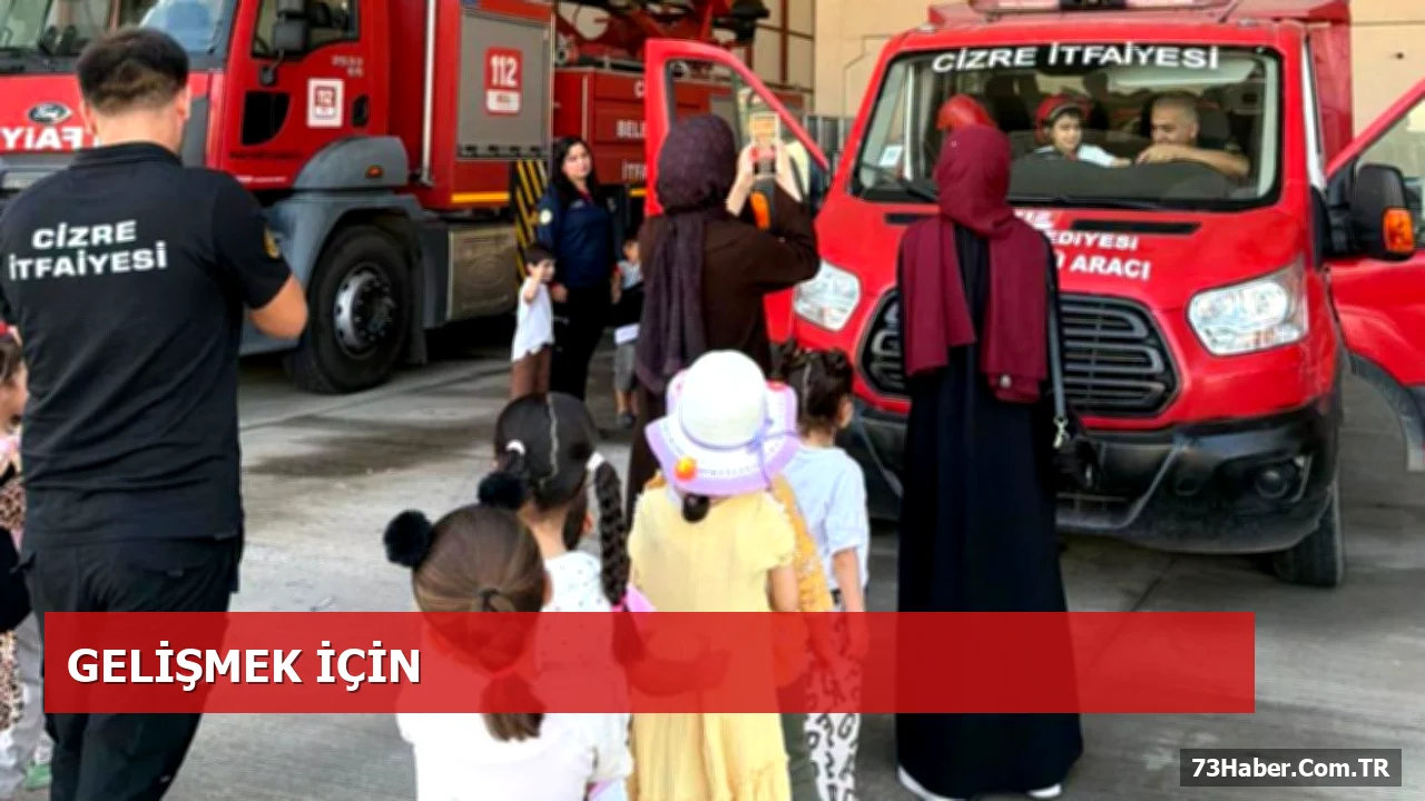 İtfaiye Haftası Etkinliği: Çocuklar Yangın Güvenliğini Öğrendi