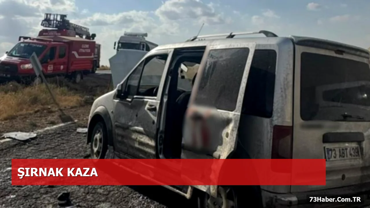 Şırnak'ta kamyonet takla attı: 6 kişi yaralandı