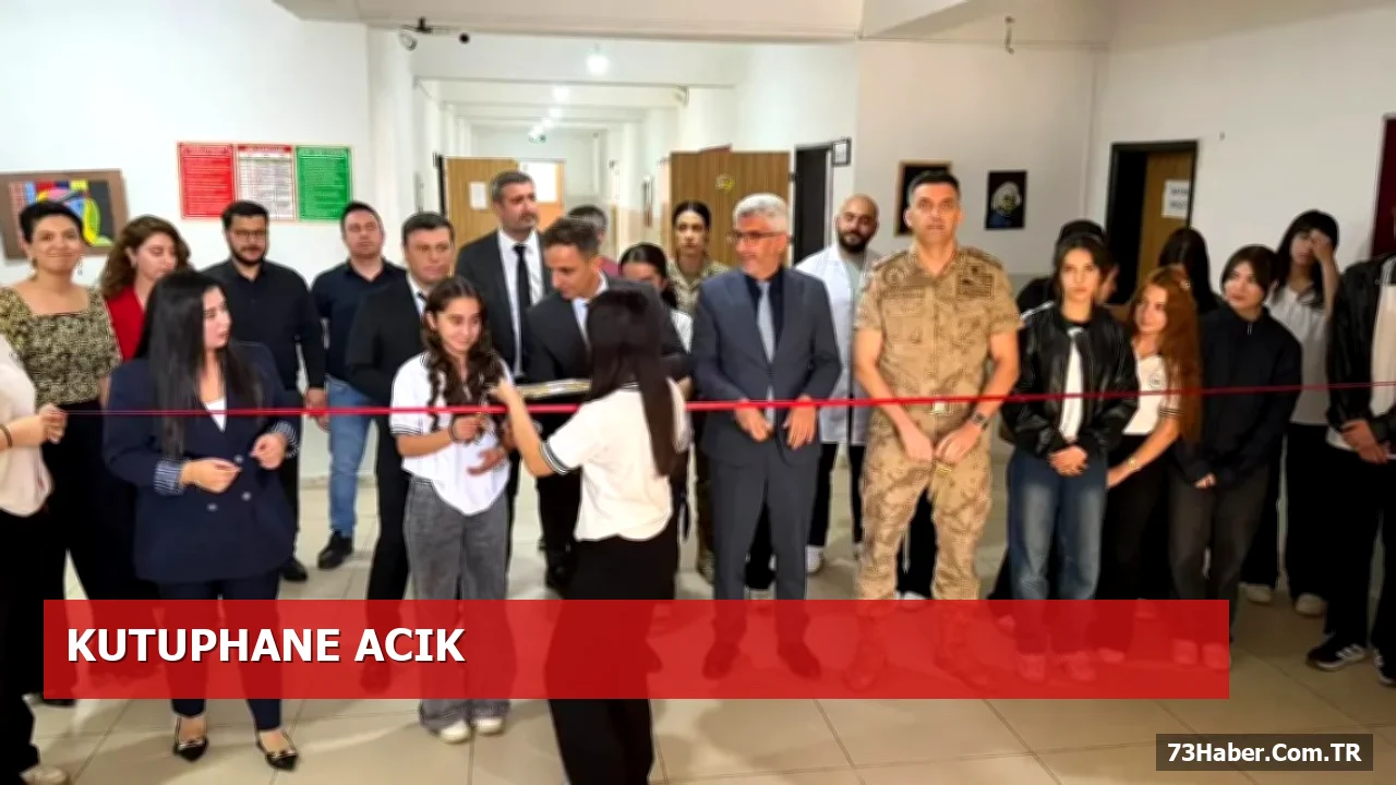 Cizre'de Eğitim ve Anma Bir Arada: Ensar Enes Ertaş Kütüphanesi Açıldı