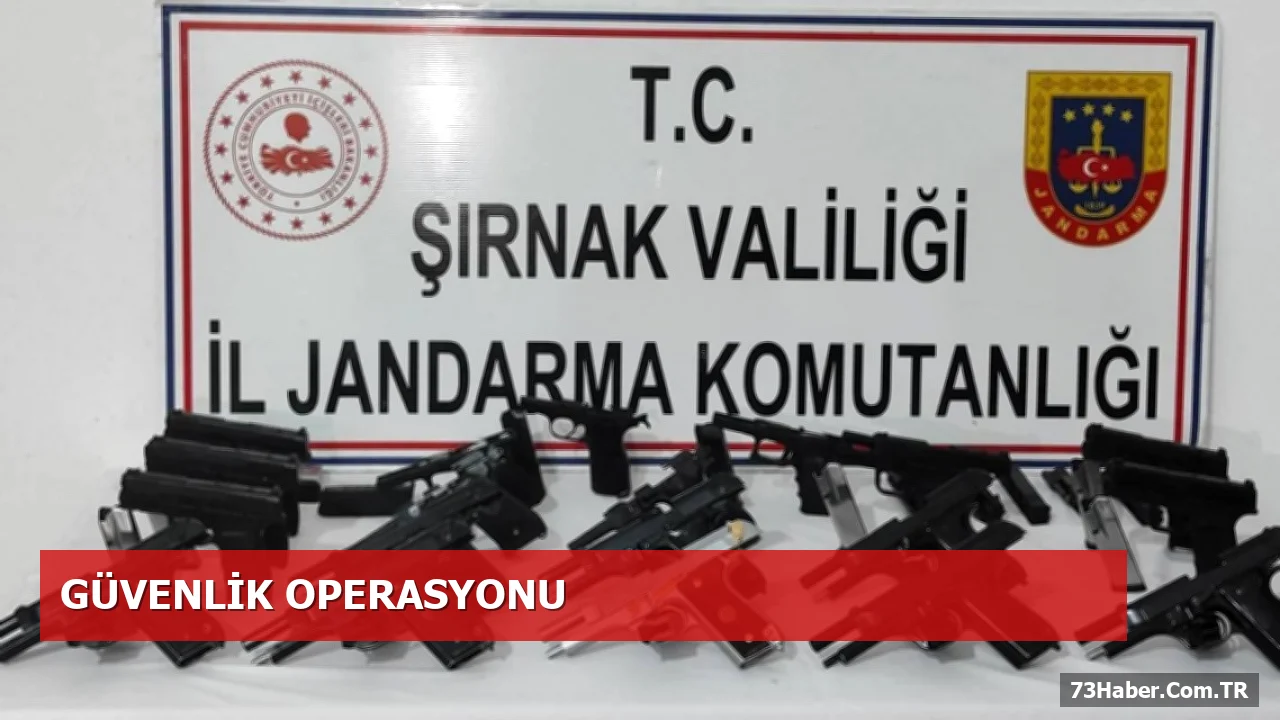 Şırnak’taki Silah ve Uyuşturucu Operasyonu: 584 gr Skunk ve Metamfetamin Yakalandı