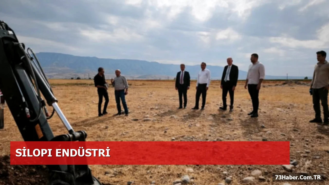 Silopi’de Sanayi Altyapısı İçin Jeolojik İncelemeler Sürüyor