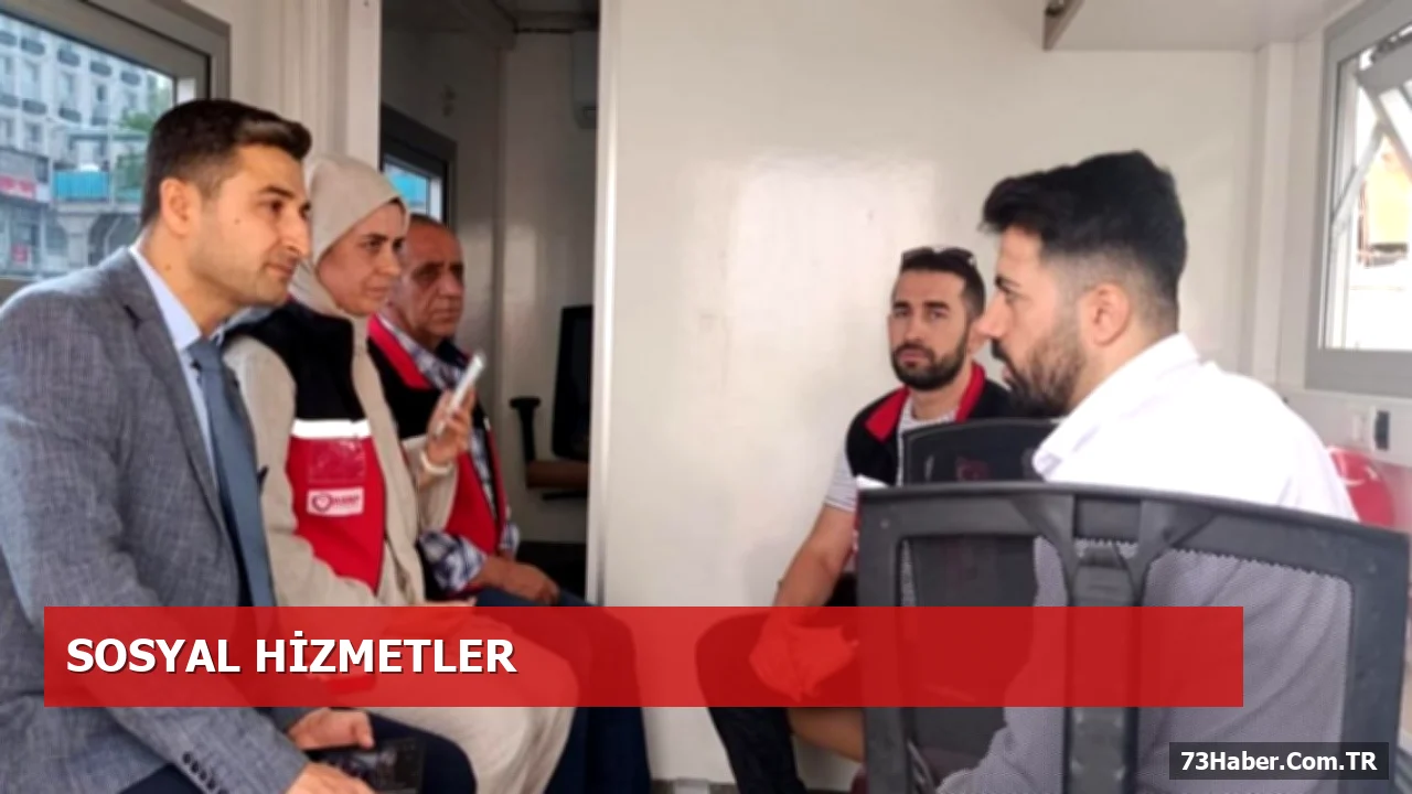 Silopi’de Mobil Sosyal Hizmet Araçları Vatandaşla Buluştu