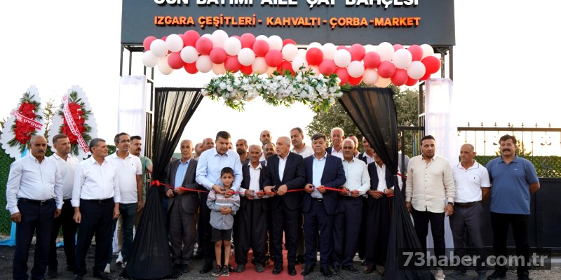Şırnak'ta Ailece Keyif: Gün Batımı Çay Bahçesi Açıldı
