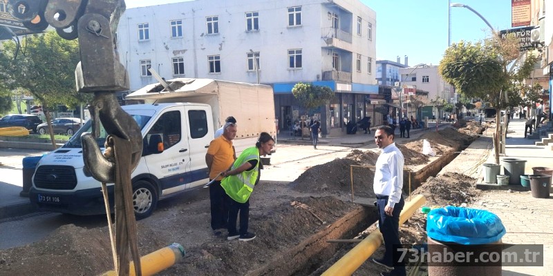 Silopi'de Doğalgaz Heyecanı: Kaymakam Partal Çalışmaları Takip Etti