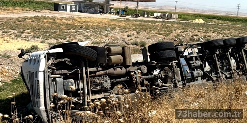Cizre-Silopi Yolunda Tanker Kazası: Bir Yaralı