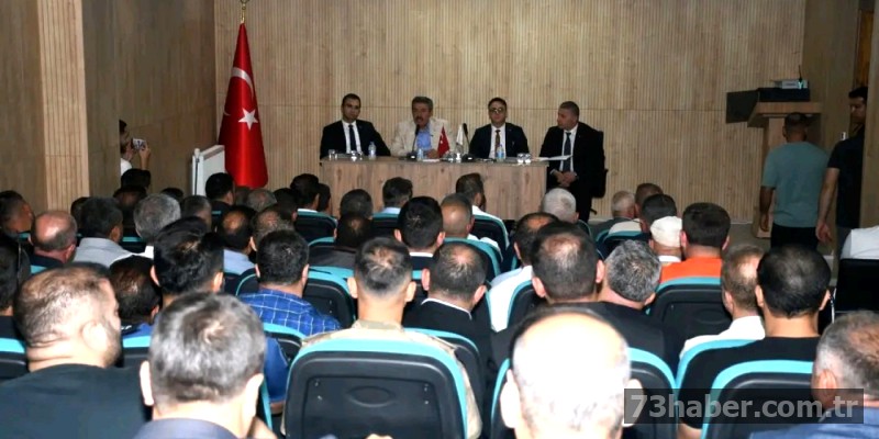 Şırnaklı Muhtarlarla İstişare Toplantısı Yapıldı