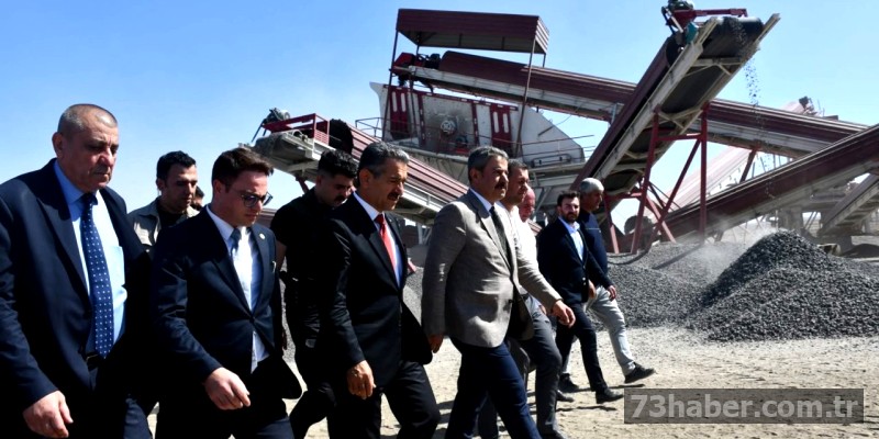 Şırnak Heyeti İdil'de Taş Ocağını İnceledi