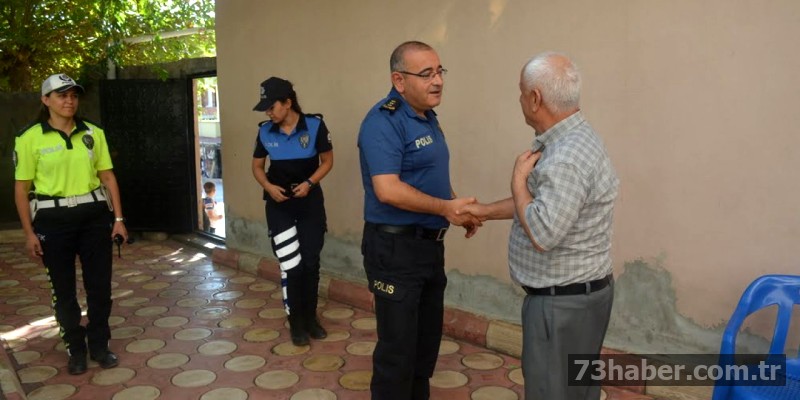 Silopi Polisinden Gazilere Anlamlı Ziyaret