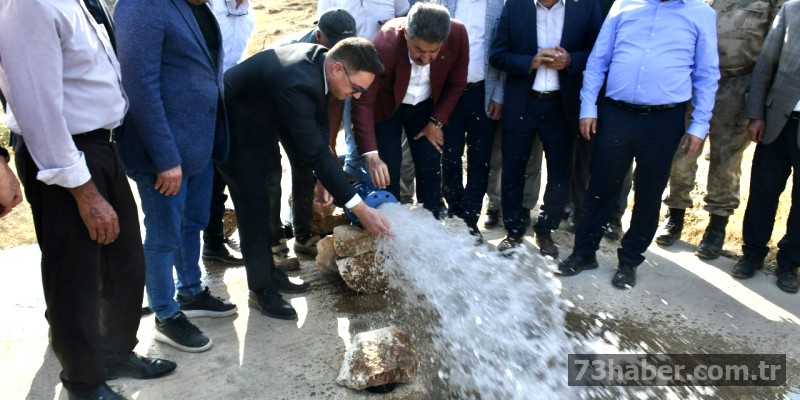 Şırnaklı Köylülerin Su Hasreti Sona Erdi