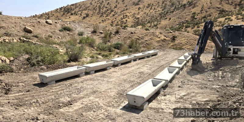 Cizre'de Su Hayattır Projesi Hızla İlerliyor