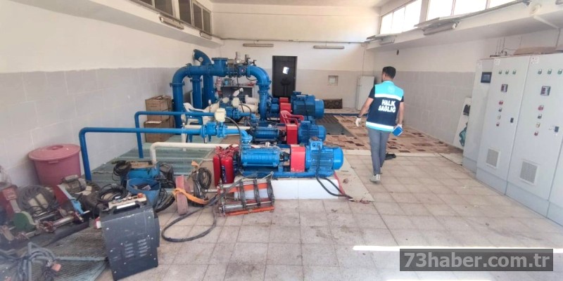 Şırnak'ta Su Depolarına Sıkı Denetim
