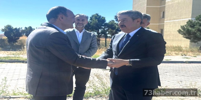 Şırnak Milletvekili Tatar, Müdür Çandıroğlu'nun Acısını Paylaştı.