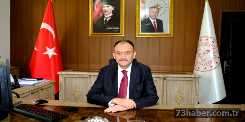 Şırnak Milli Eğitim Müdürü'nden Eğitime Teşekkür