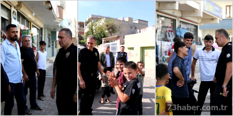 Şırnak Emniyet Müdürü Sahada: Vatandaşla İç İçe