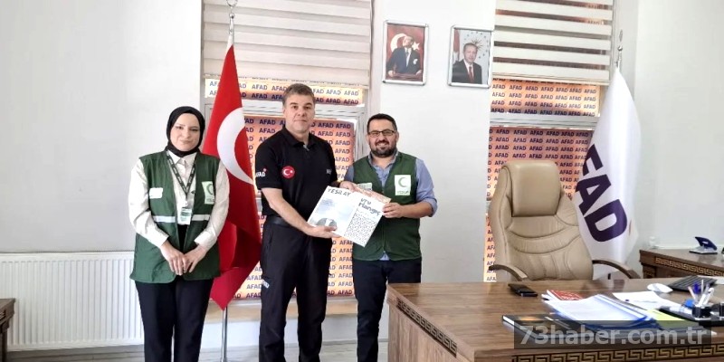 Şırnak Yeşilay AFAD'ı Ziyaret Etti