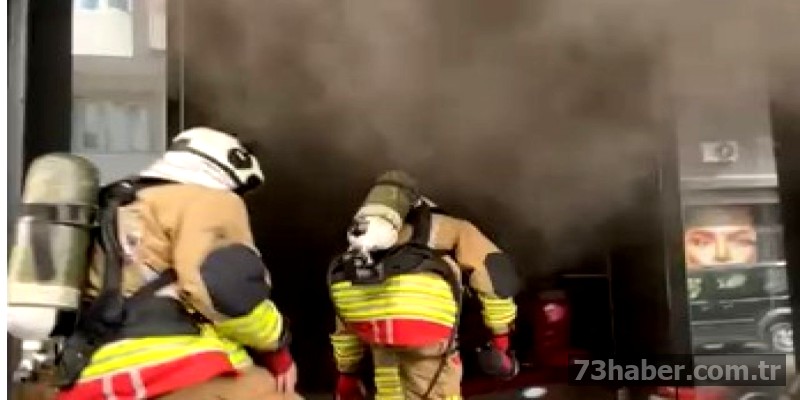 Cizre'de Bir Giyim Mağazası Yangın Sonucu Büyük Zarar Gördü.