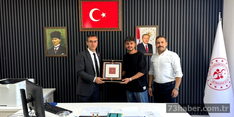 Şırnaklı Gençten Ahi Sancağı İl Müdürüne