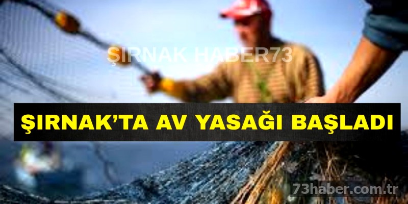 Şırnak'ta Av Sezonu Kapandı!