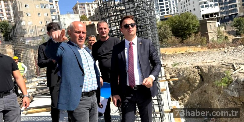 Vali Yardımcısı Okul İnşaatlarını Yakından Takip Ediyor