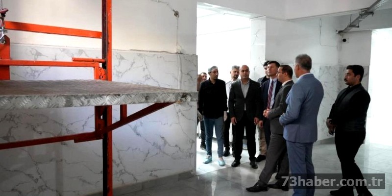 Cizre Öğretmenevi Yenileniyor: Kaymakam Baycar'dan Denetim