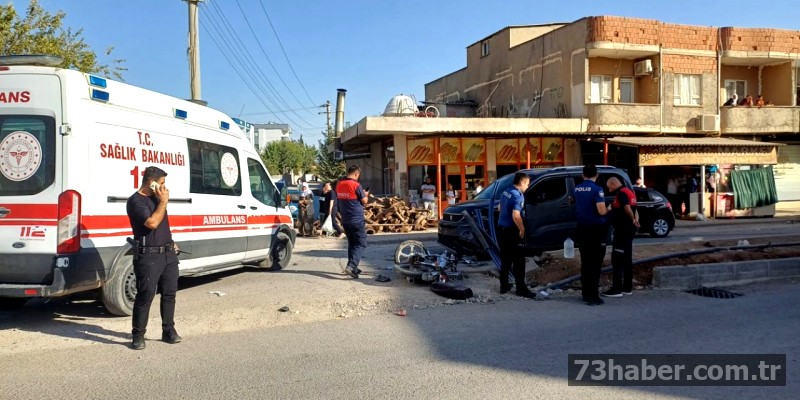 Şırnak'ta Motosiklet Kazası: Genç Sürücü Ağır Yaralı