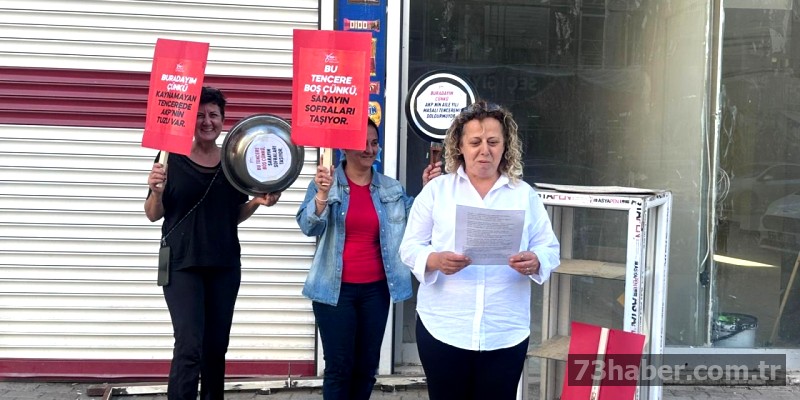 CHP'den Şırnak'ta Yoksulluk Protestosu