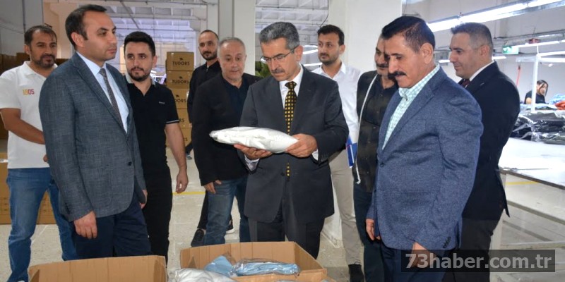 Şırnak Valisi'nden Tekstil Atölyesine Sürpriz Ziyaret