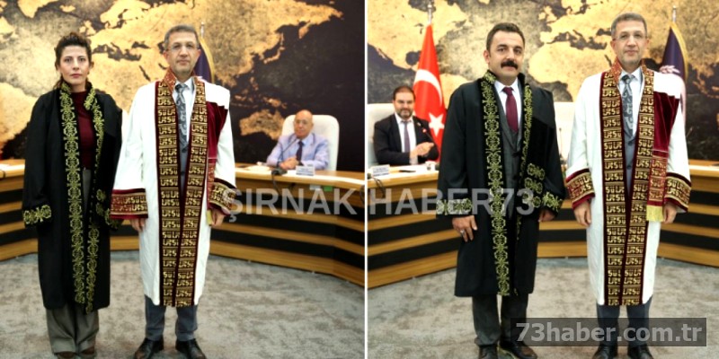 Şırnak Üniversitesi'nde İki Akademisyene Terfi Sevinci