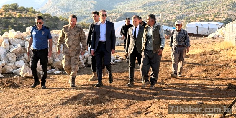 Kaymakam Memiş'ten Gabar'a Ziyaret ve İncelemeler
