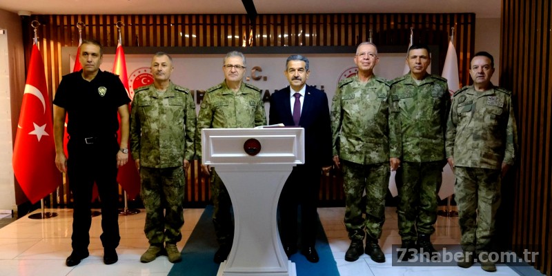 Şırnak Valisi Ekici'ye Üst Düzey Ziyaret