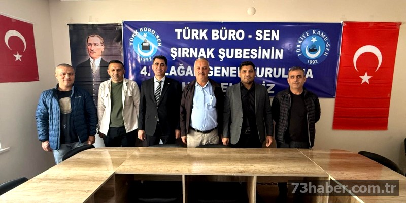 Türk Büro-Sen Şırnak'ta Yeni Başkanını Seçti