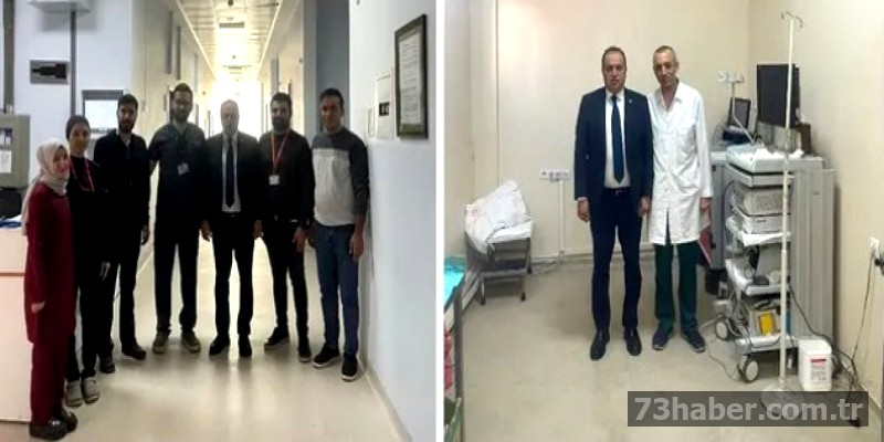 Şırnak Sağlık Müdürü'nden Hastaneye Moral Ziyareti