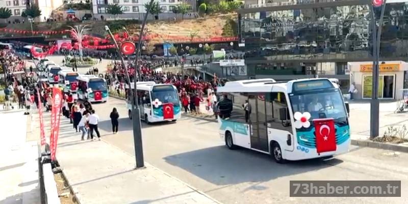 Şırnak'ta Toplu Taşımaya 12 Yeni Soluk